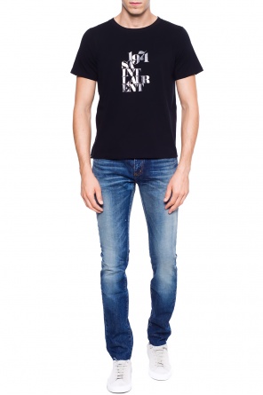 Jeansy z surowym wykończeniem, zdjęcie 2 Jeansy z surowym wykończeniem od Saint Laurent